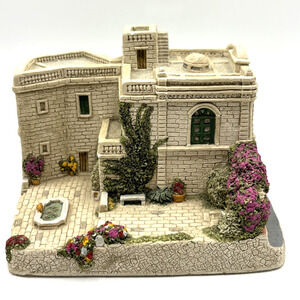 VTG Maltese Artisan Miniature Stone House Lija “Id-Dar Tas-Sliem” Valletta Malta